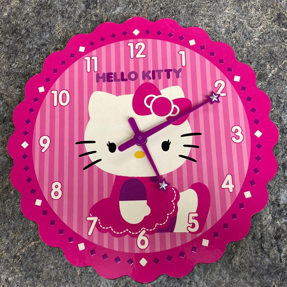 Hello Kitty Wall Clock 2013 Sanrio Co.